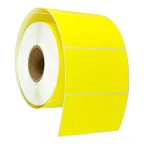 [ETPC11T031X023A] Etiqueta papel couche fondo amarillo 31x23mm